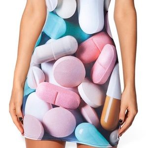 Blackmilk clothink pills dress size XS